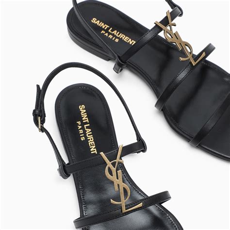 ysl cassandra platform|ysl cassandra sandals flat.